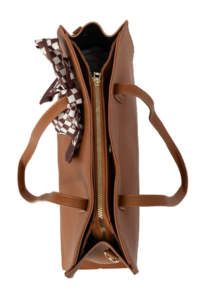 Lucchi Italy Women's Handbag Design - Camel Style 3