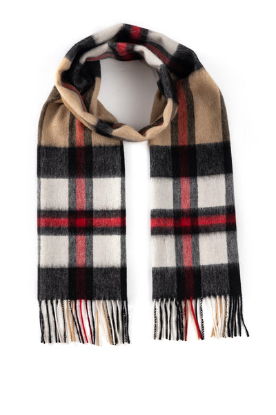 100% Pure Lambswool Scarf DC Scott Camel