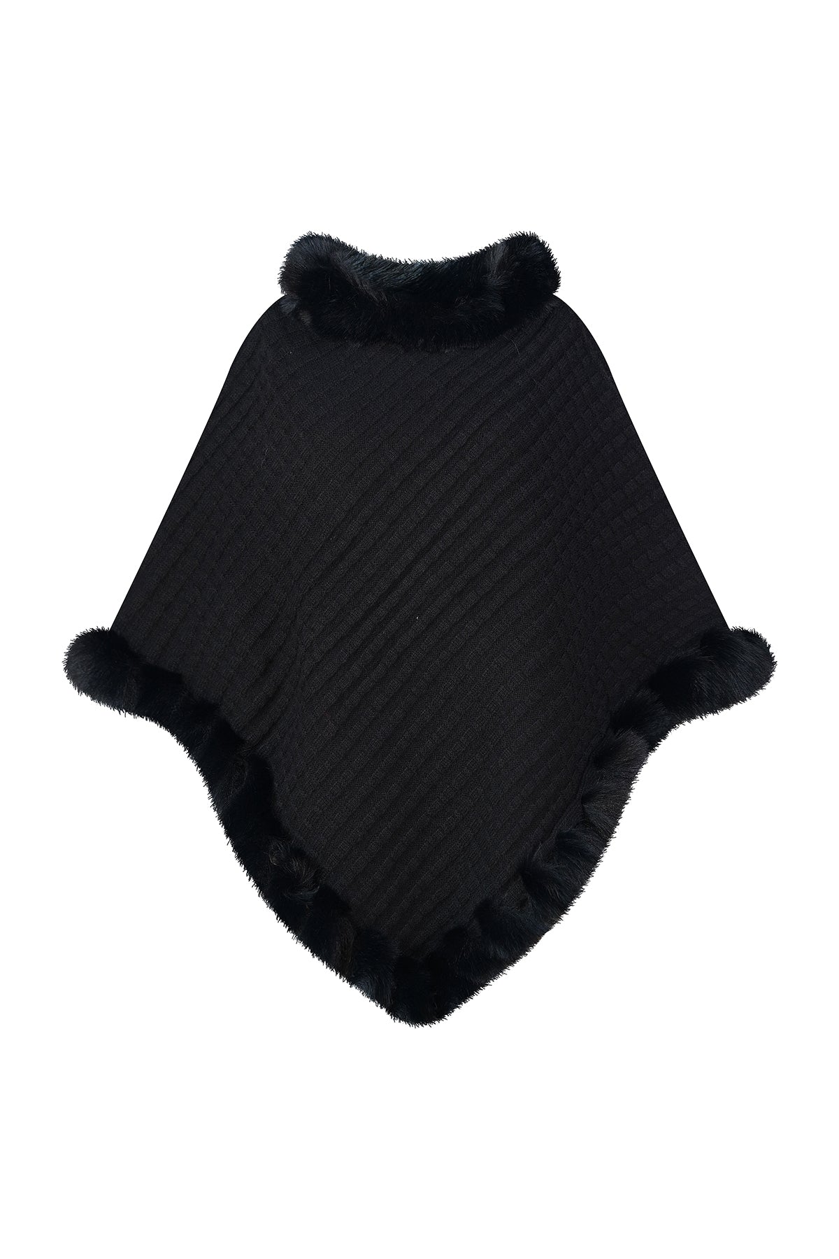 Lucchi Italy Women's Poncho - Black