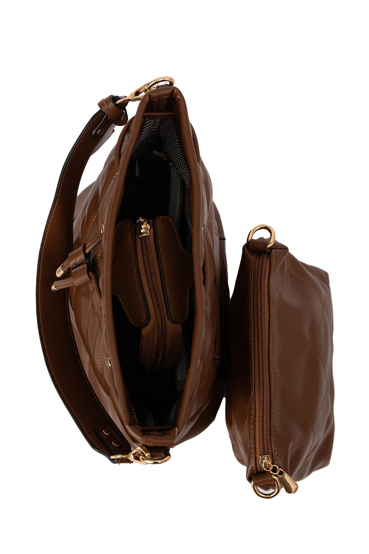 Lucchi Italy Women's Handbag Design - Chocolate Style 4