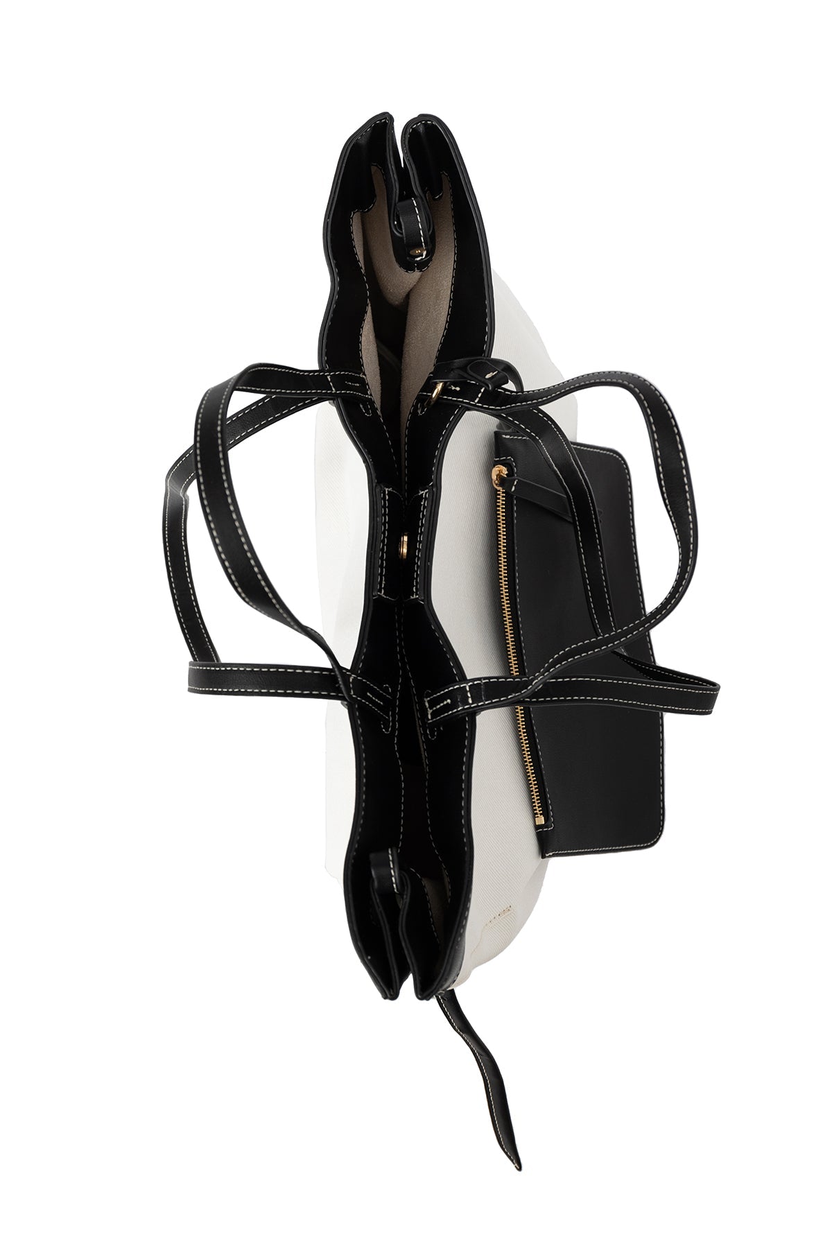 Lucchi Italy Women's Handbag Design - Black/White