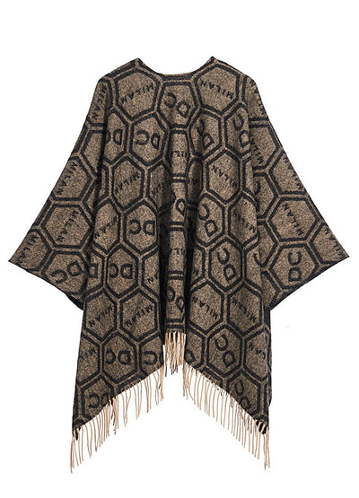 Lucchi Italy Cape Exclusive Iconic Design 100% Pure Wool