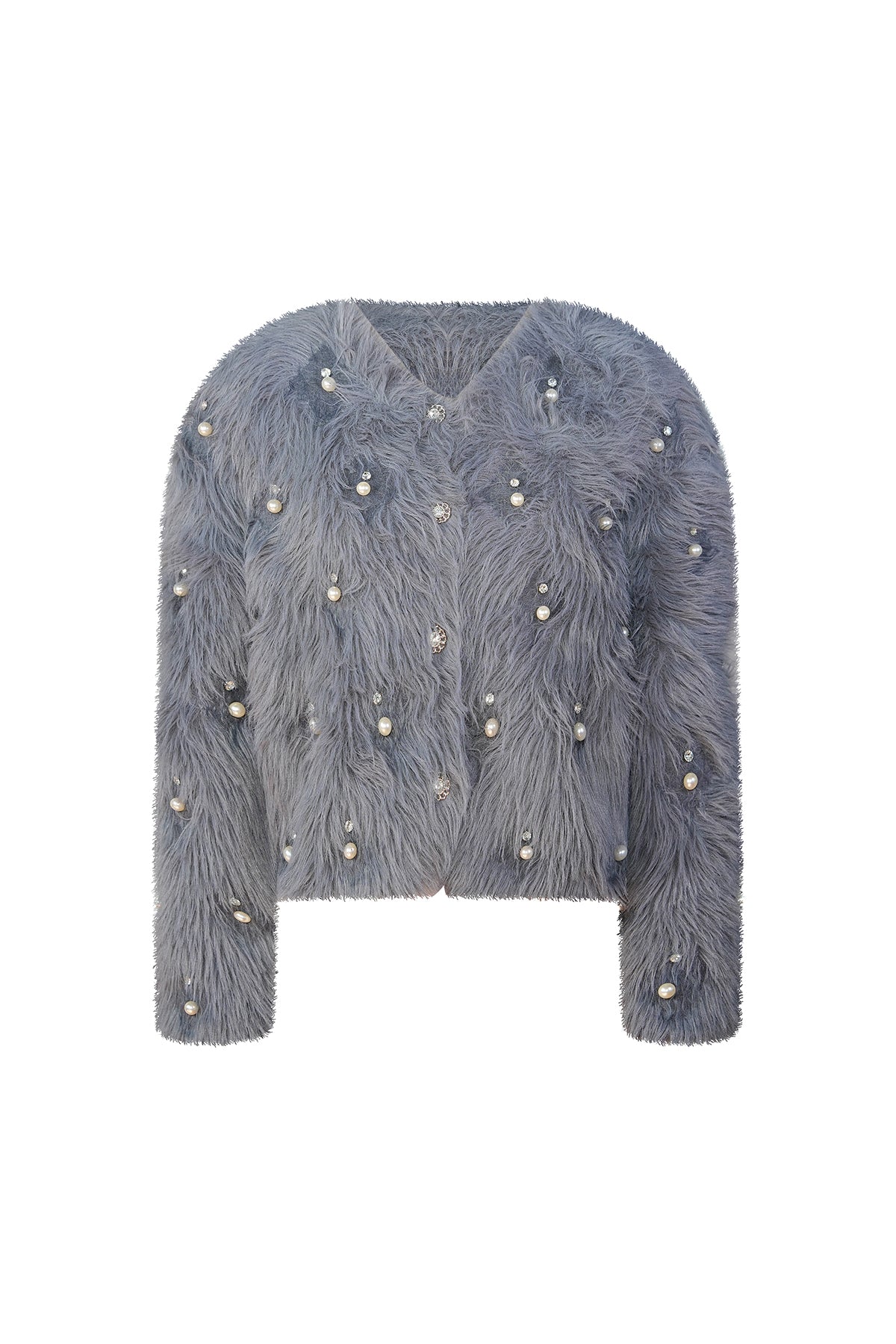 Lucchi Italy Women's Cardigan - Grey