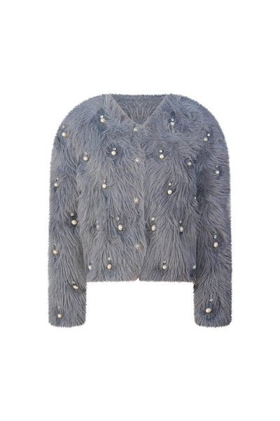 Lucchi Italy Women's Cardigan - Grey