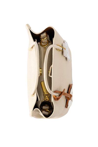 Lucchi Italy Women's Handbag Design - Off White Style 1