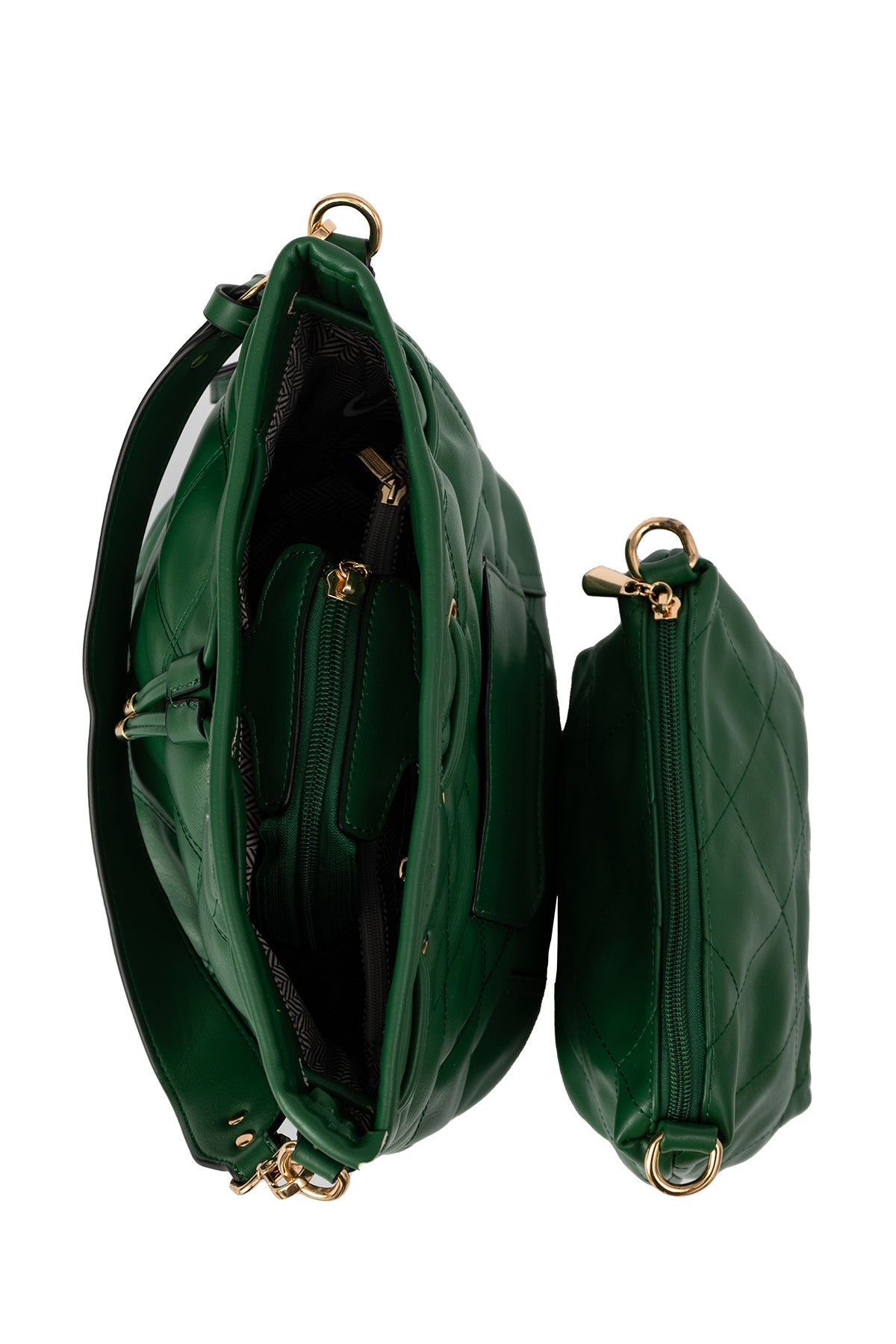Lucchi Italy Women's Handbag Design - Green Style 4