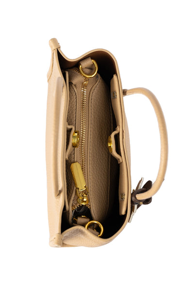 Lucchi Italy Women's Handbag Design - Beige Style 3