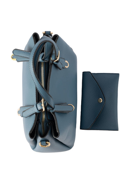 Lucchi Italy Women's Handbag Design - Blue Style 1