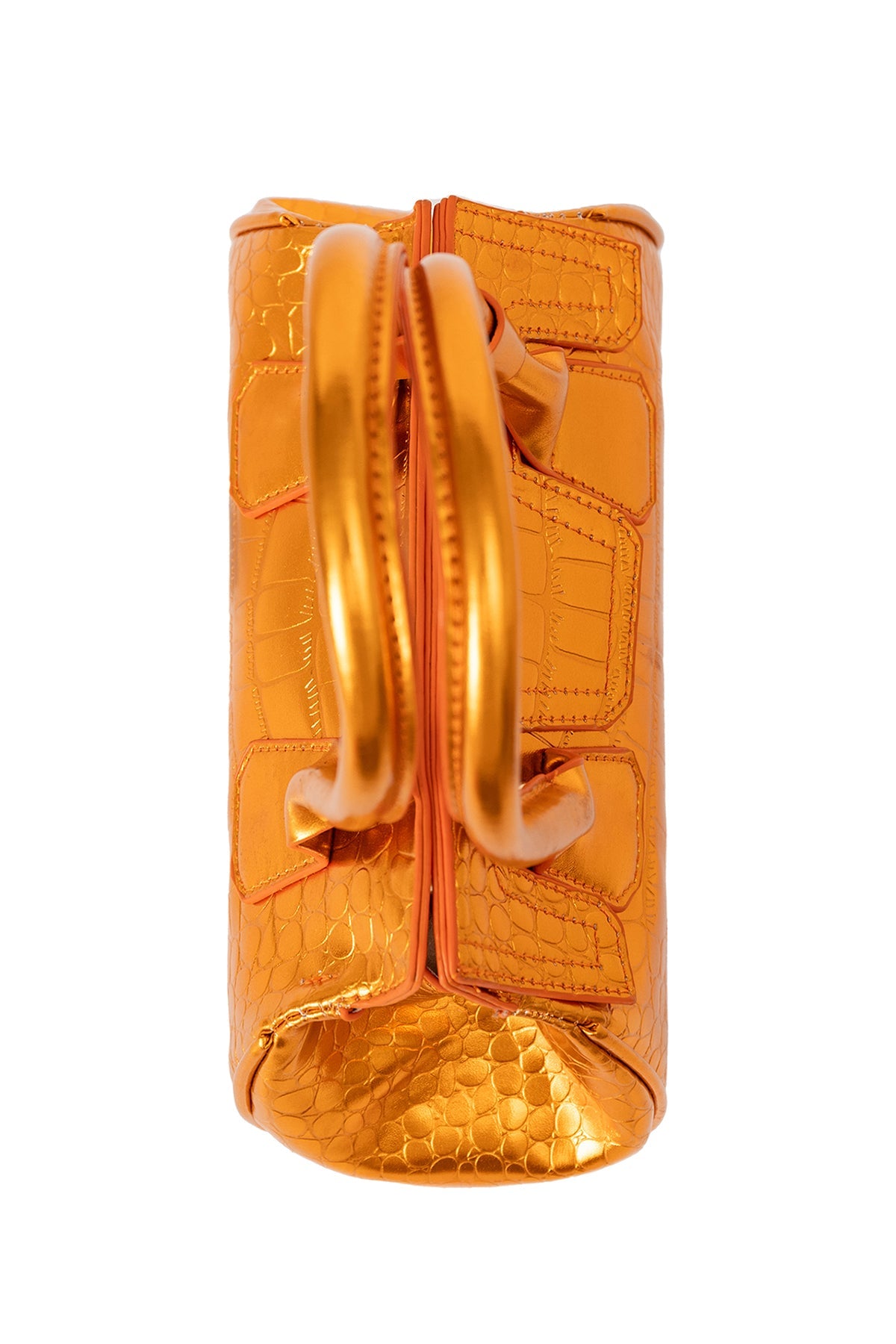Lucchi Italy Women's Handbag Design - Croco Mustard
