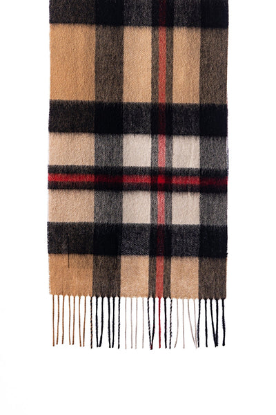 Lucchi Italy Cashmere Scarf Exclusive Iconic Design DC Scott