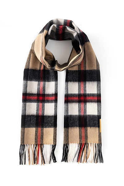 Lucchi Italy Cashmere Scarf Exclusive Iconic Design DC Scott