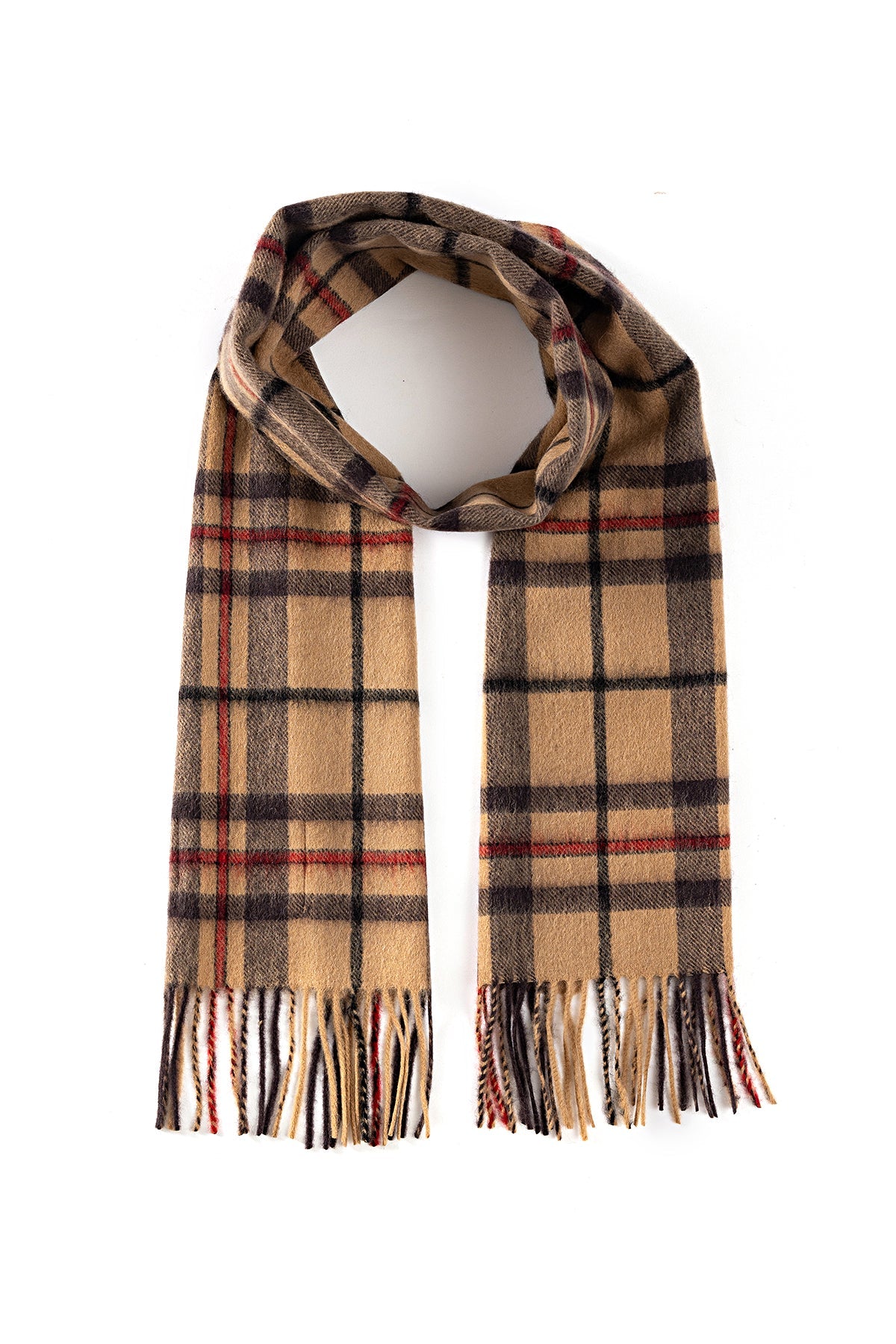 Lucchi Italy Luxury Scarf EC Check Exclusive Iconic Design