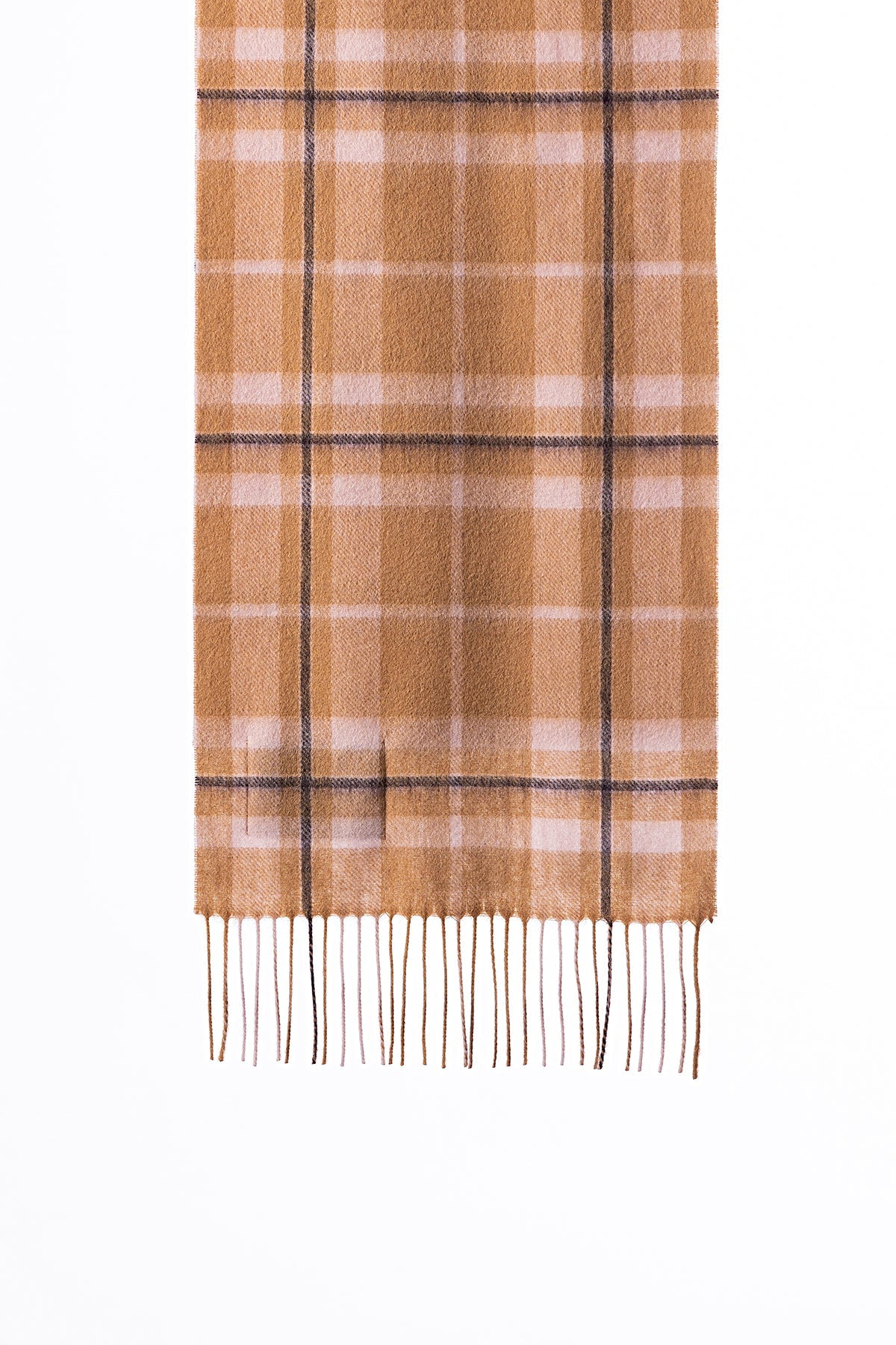 Lucchi Italy Cashmere Wool Scarf EC Check Exclusive Edinburgh Design