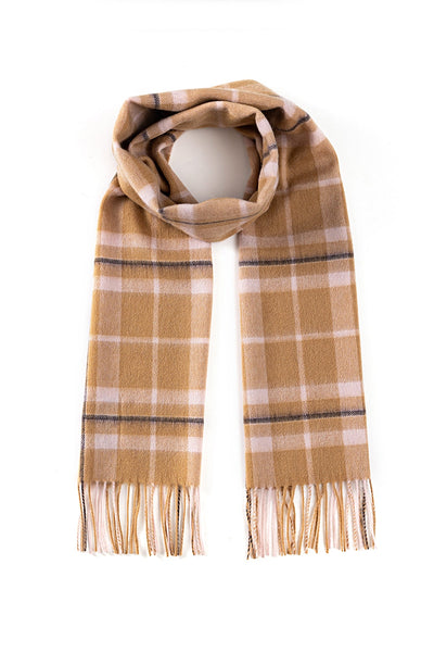 Lucchi Italy Cashmere Wool Scarf EC Check Exclusive Edinburgh Design