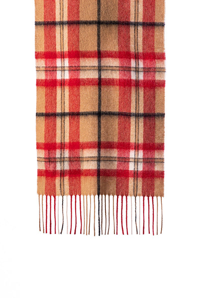 Lucchi Italy Luxury Scarf EC Check Exclusive Iconic Design
