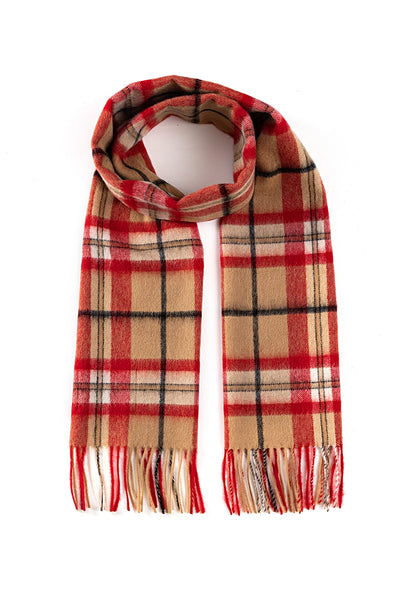 Lucchi Italy Luxury Scarf EC Check Exclusive Iconic Design