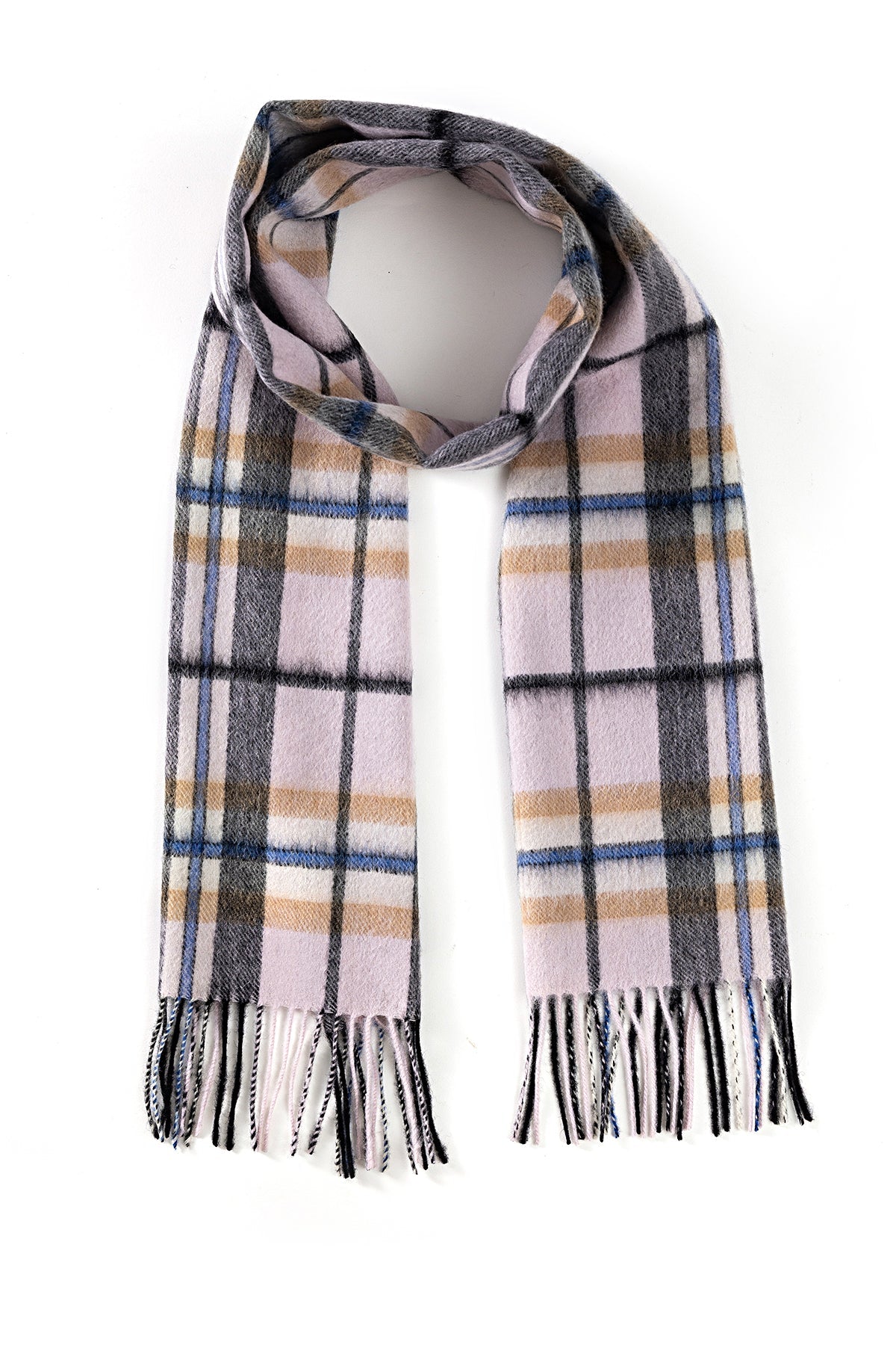 Lucchi Italy Luxury Scarf EC Check Exclusive Iconic Design