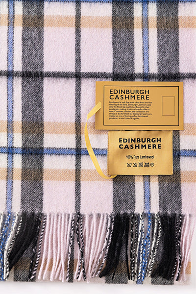Lucchi Italy Luxury Scarf EC Check Exclusive Iconic Design