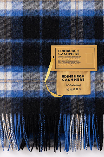 Lucchi Italy Luxury Scarf EC Check Exclusive Iconic Design