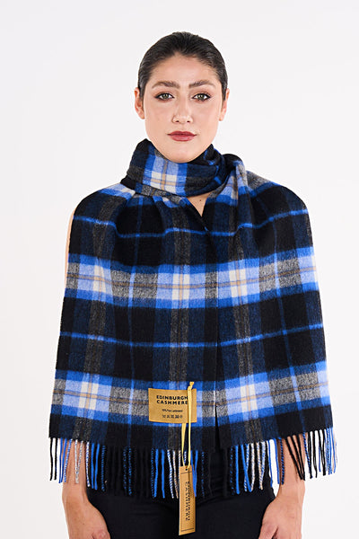Lucchi Italy Luxury Scarf EC Check Exclusive Iconic Design