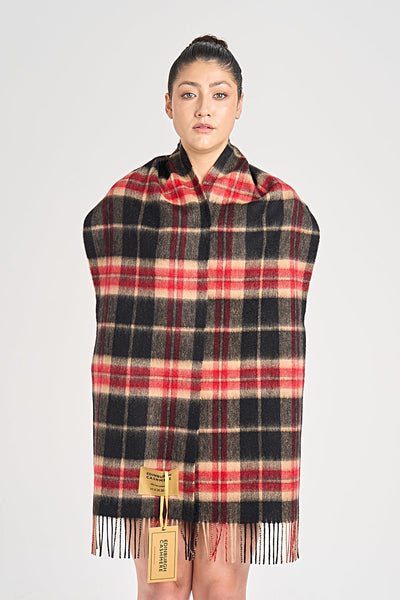 Lucchi Italy Luxury Scarf EC Check Exclusive Iconic Design