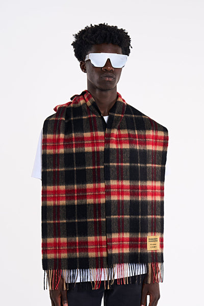 Lucchi Italy Luxury Scarf EC Check Exclusive Iconic Design