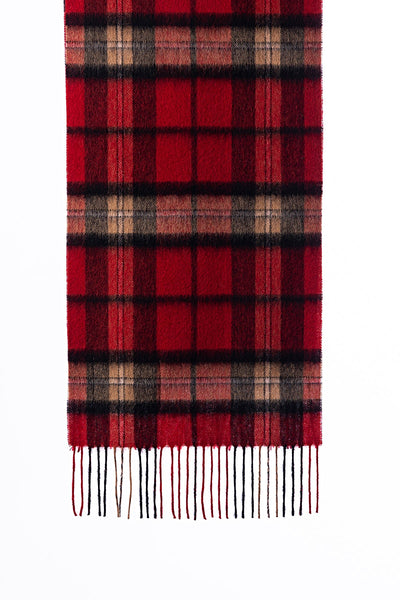 Lucchi Italy Luxury Scarf EC Check Exclusive Iconic Design