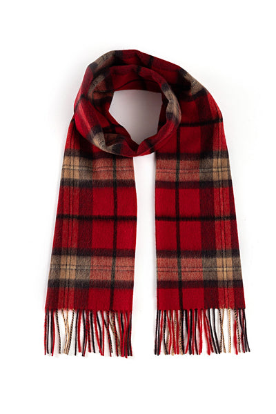 Lucchi Italy Luxury Scarf EC Check Exclusive Iconic Design