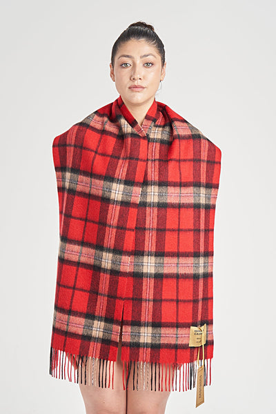 Lucchi Italy Luxury Scarf EC Check Exclusive Iconic Design