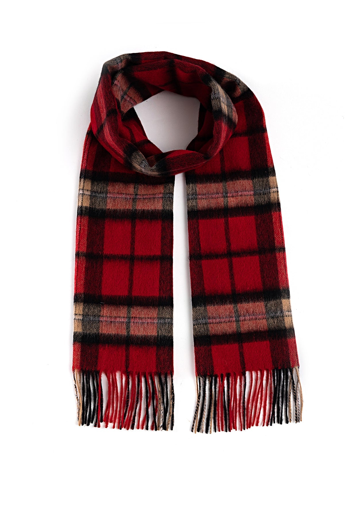 Lucchi Italy Luxury Scarf EC Check Exclusive Iconic Design