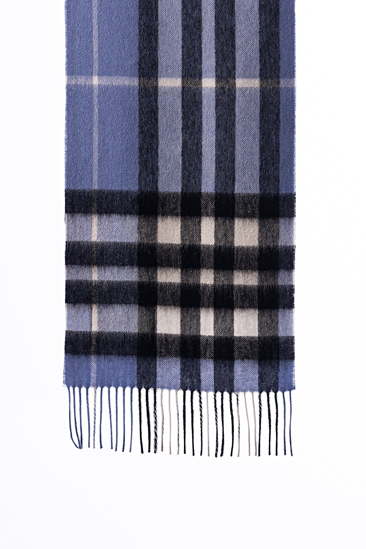 Lucchi Italy Cashmere Wool Scarf DC Check Luxury