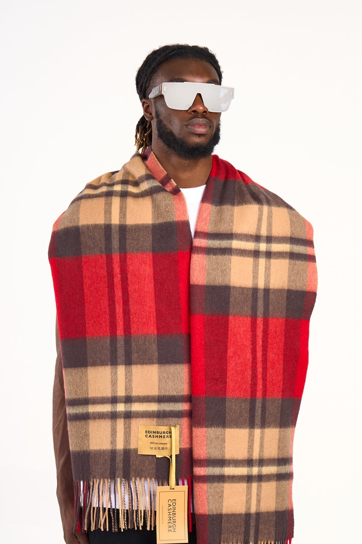 Lucchi Italy Scarf Oversized DC Scott Wrap Luxury