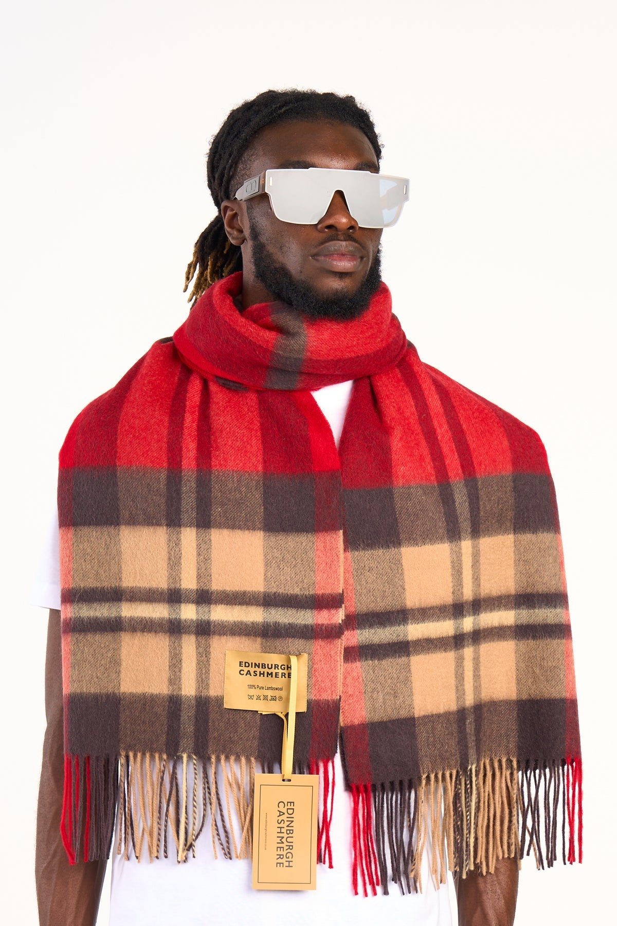 Lucchi Italy Scarf Oversized DC Scott Wrap Luxury