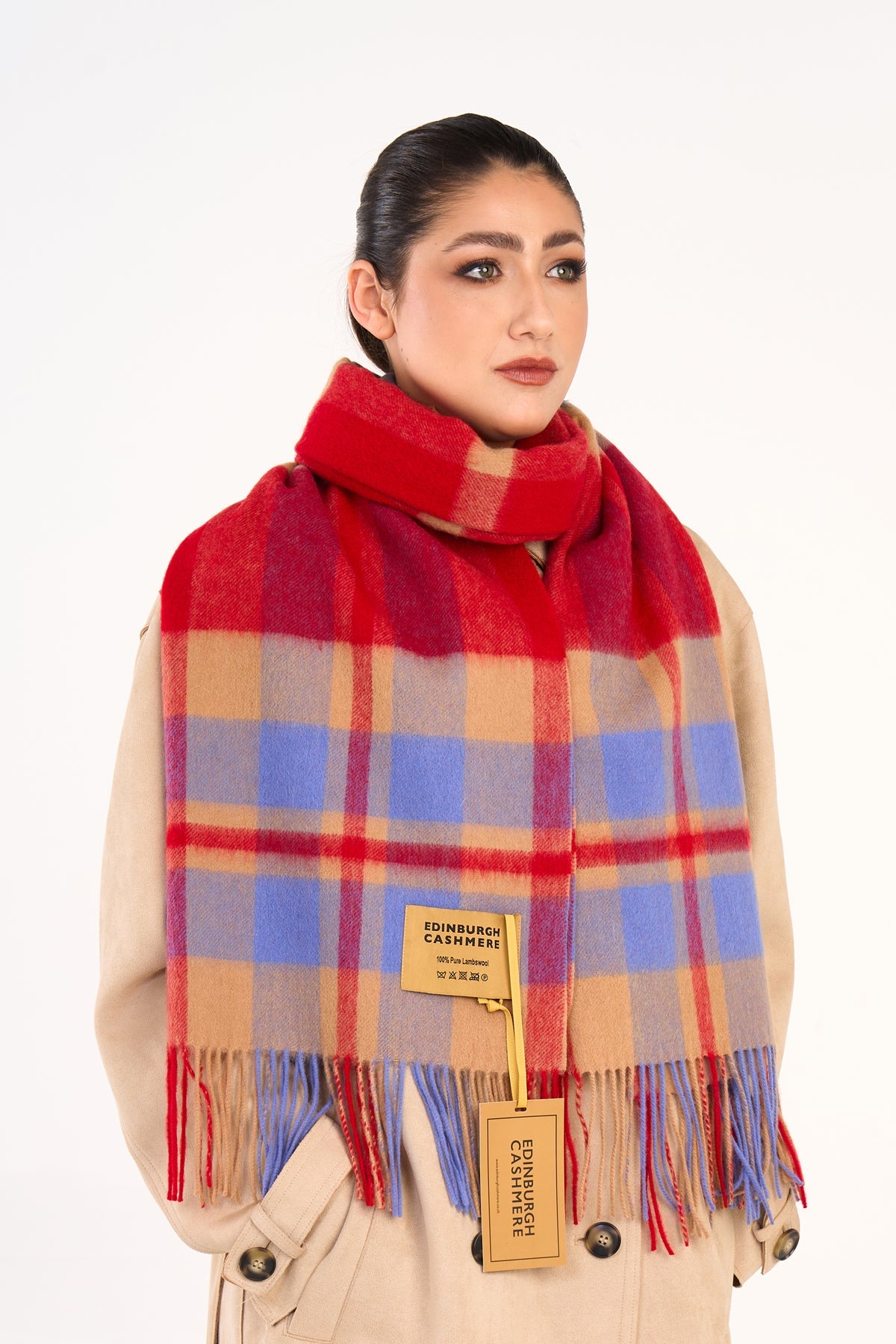 Lucchi Italy Scarf Oversized Wrap DC Scott