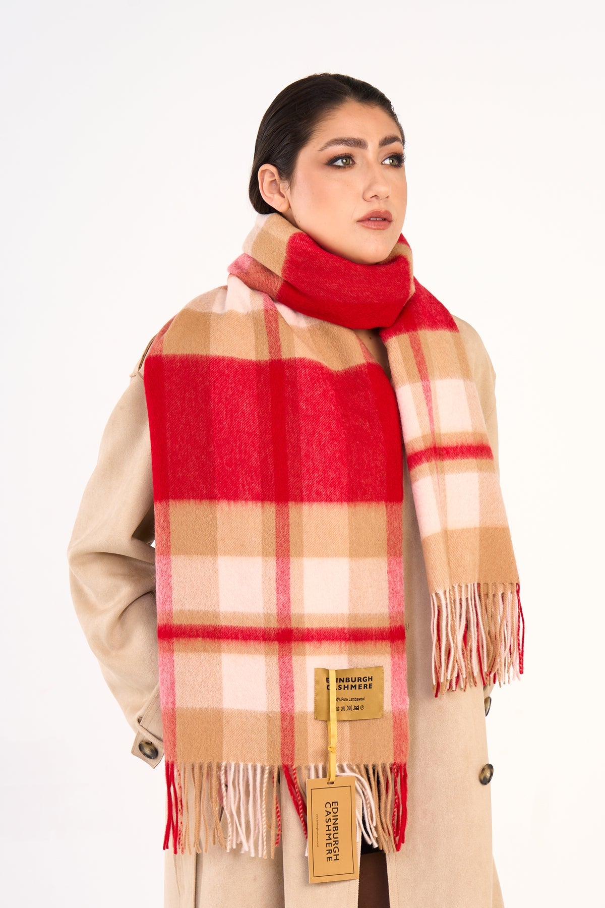 Lucchi Italy Scarf Oversized Wrap DC Scott