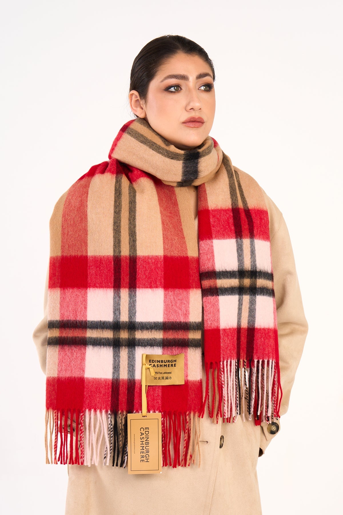 Lucchi Italy Scarf Oversized Wrap DC Scott