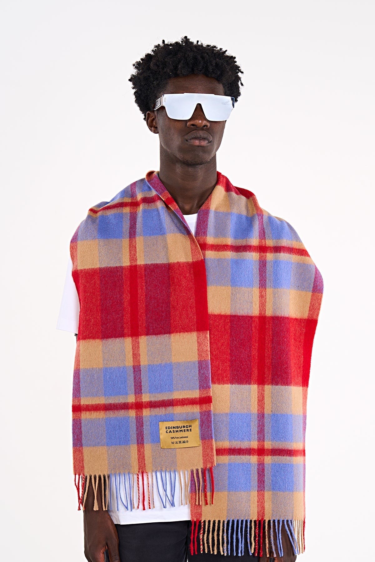 Lucchi Italy Scarf Red DC Scott
