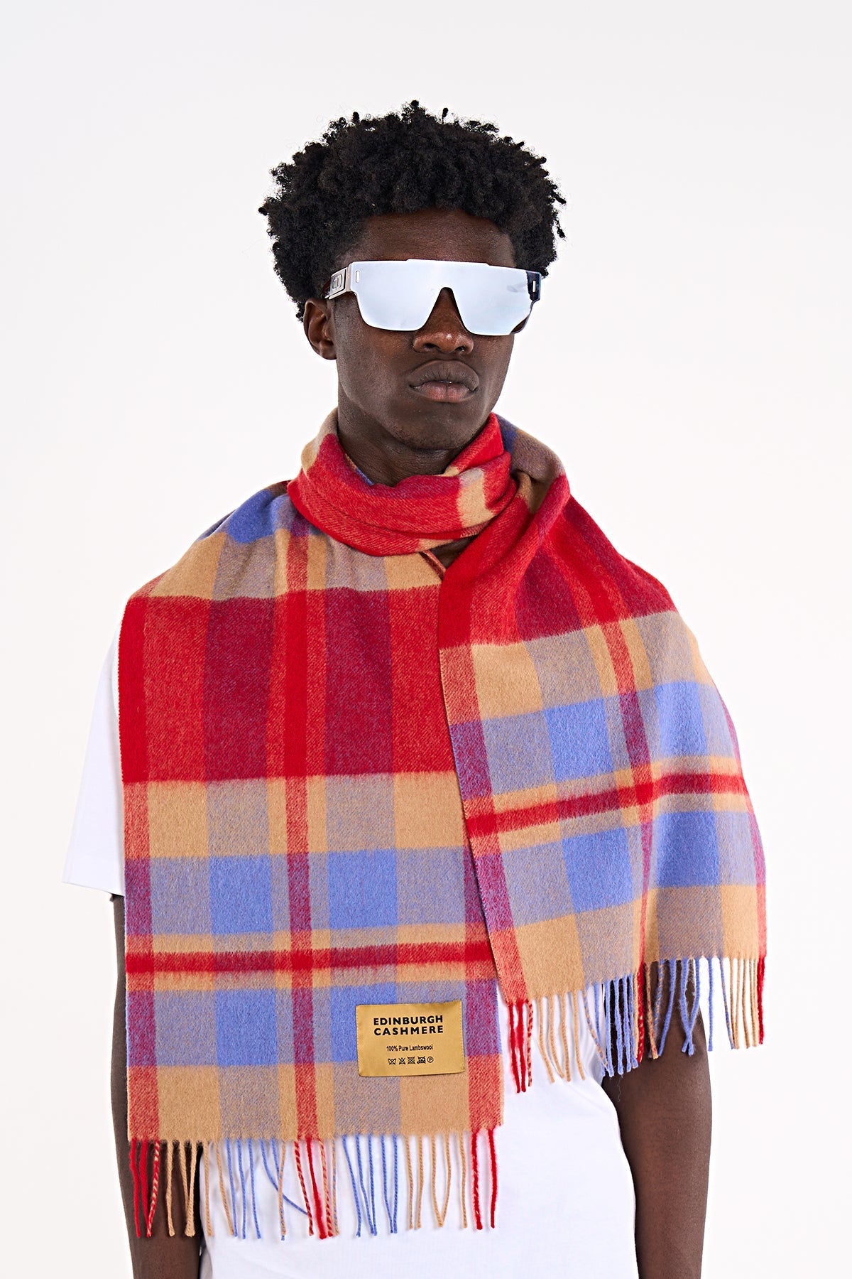 Lucchi Italy Scarf Red DC Scott