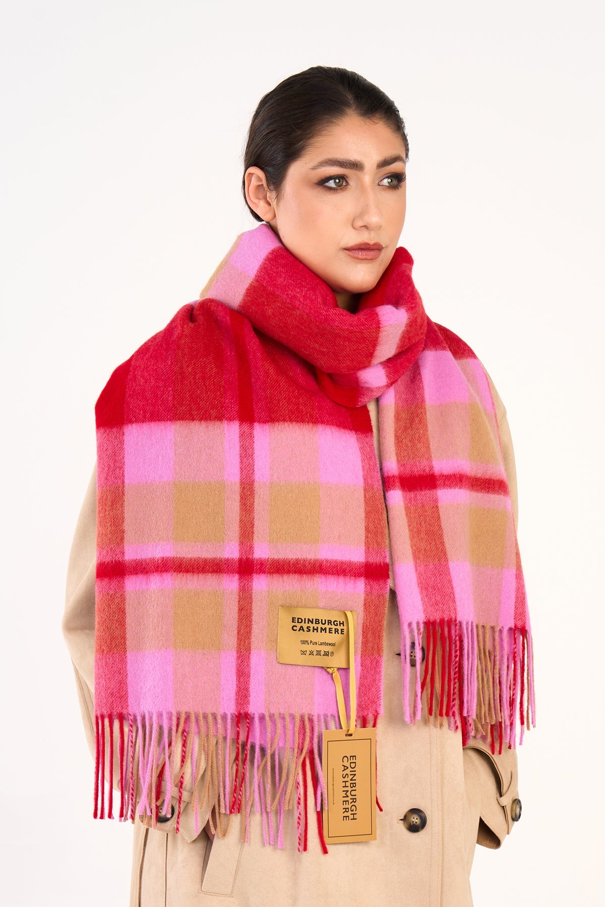 Lucchi Italy Scarf Oversized Wrap DC Scott