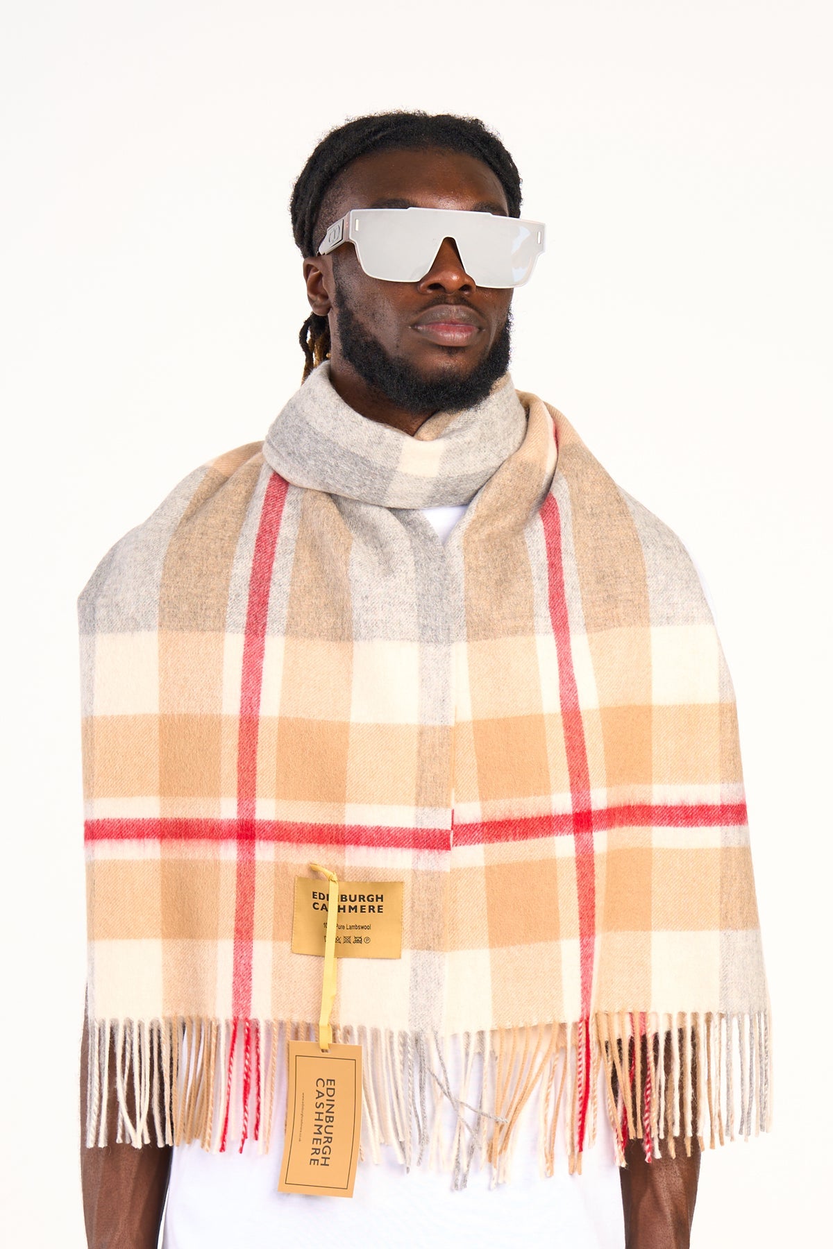 Lucchi Italy Scarf Oversized Wrap Luxury Exclusive DC Scott Design