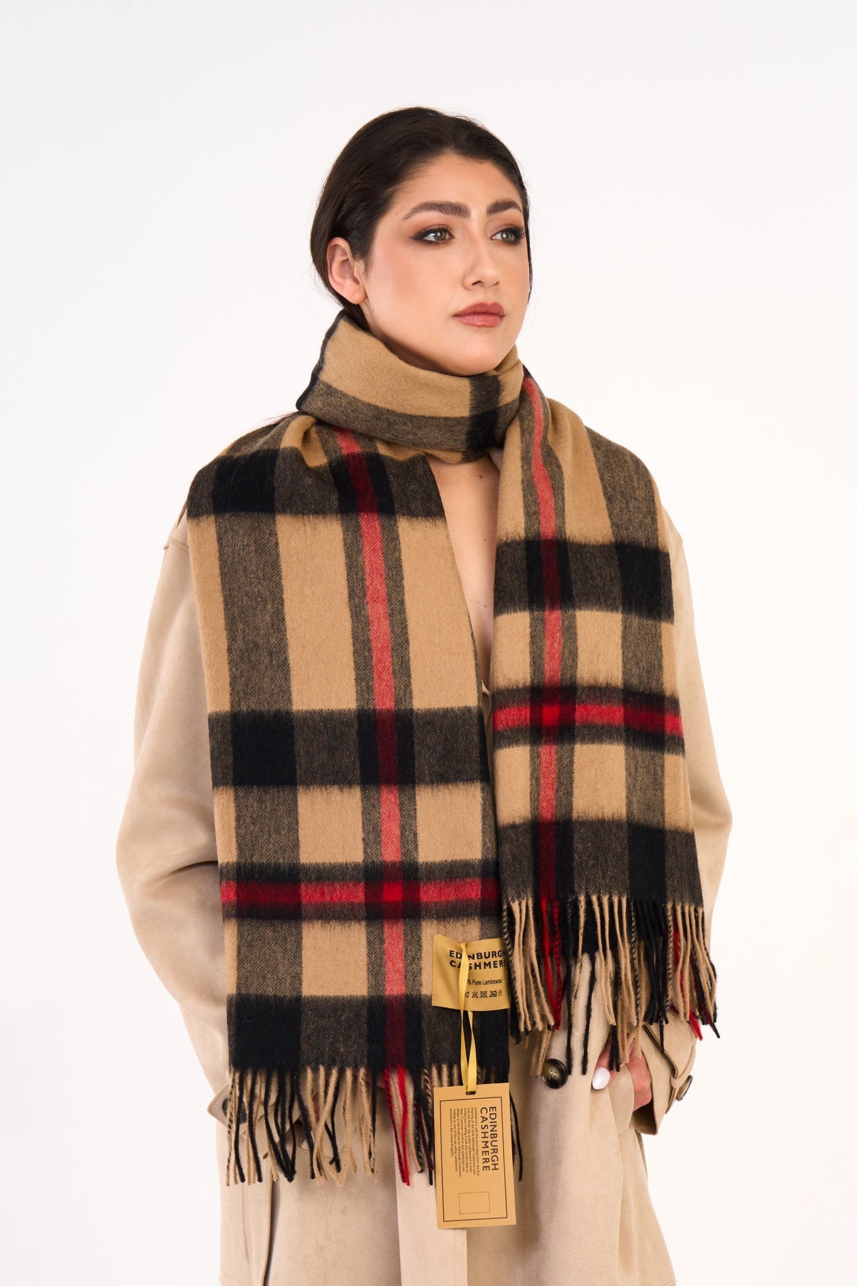 Lucchi Italy Scarf Oversized Wrap Luxury Exclusive DC Scott Design