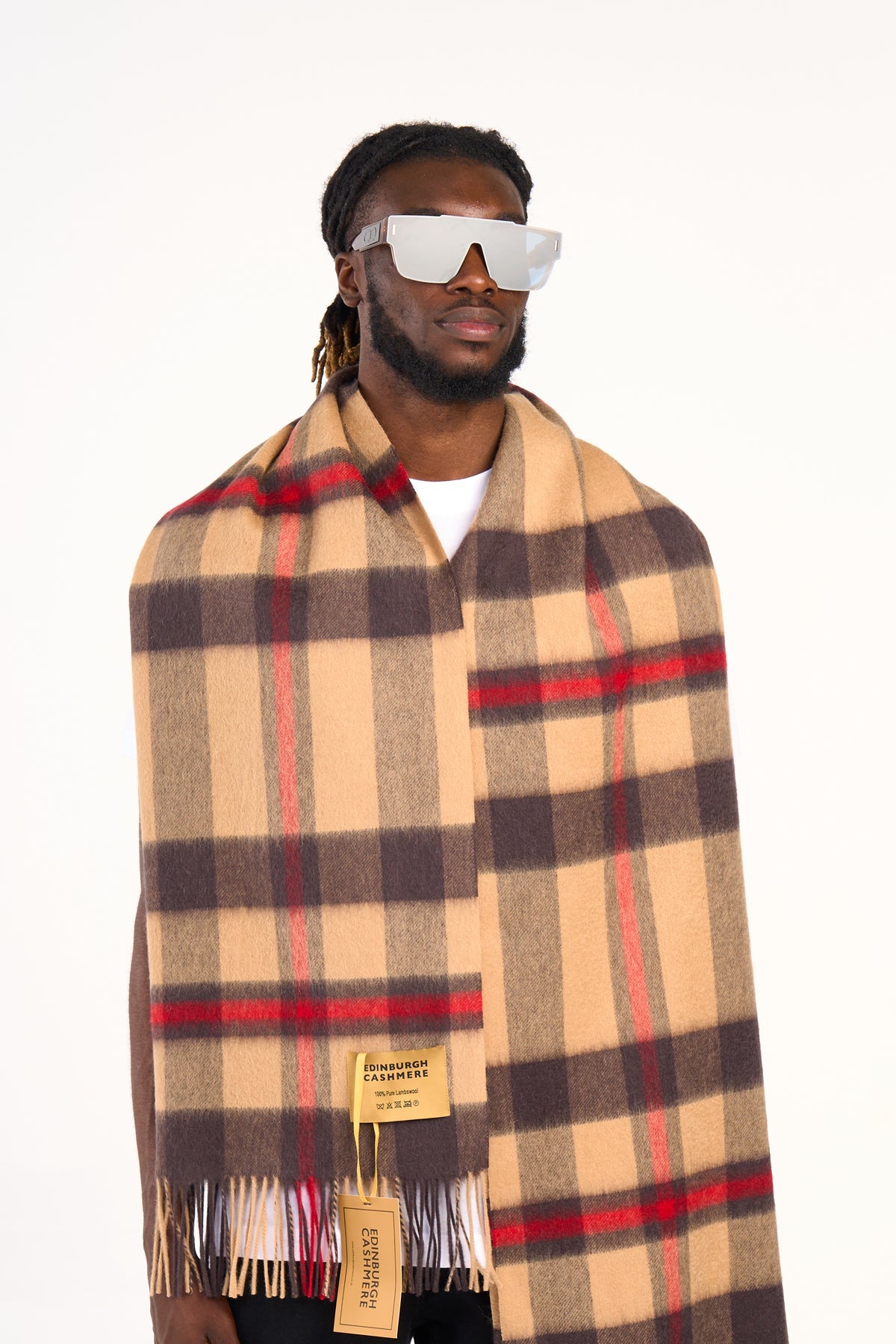 Lucchi Italy Scarf Oversized Wrap Luxury Exclusive DC Scott Design