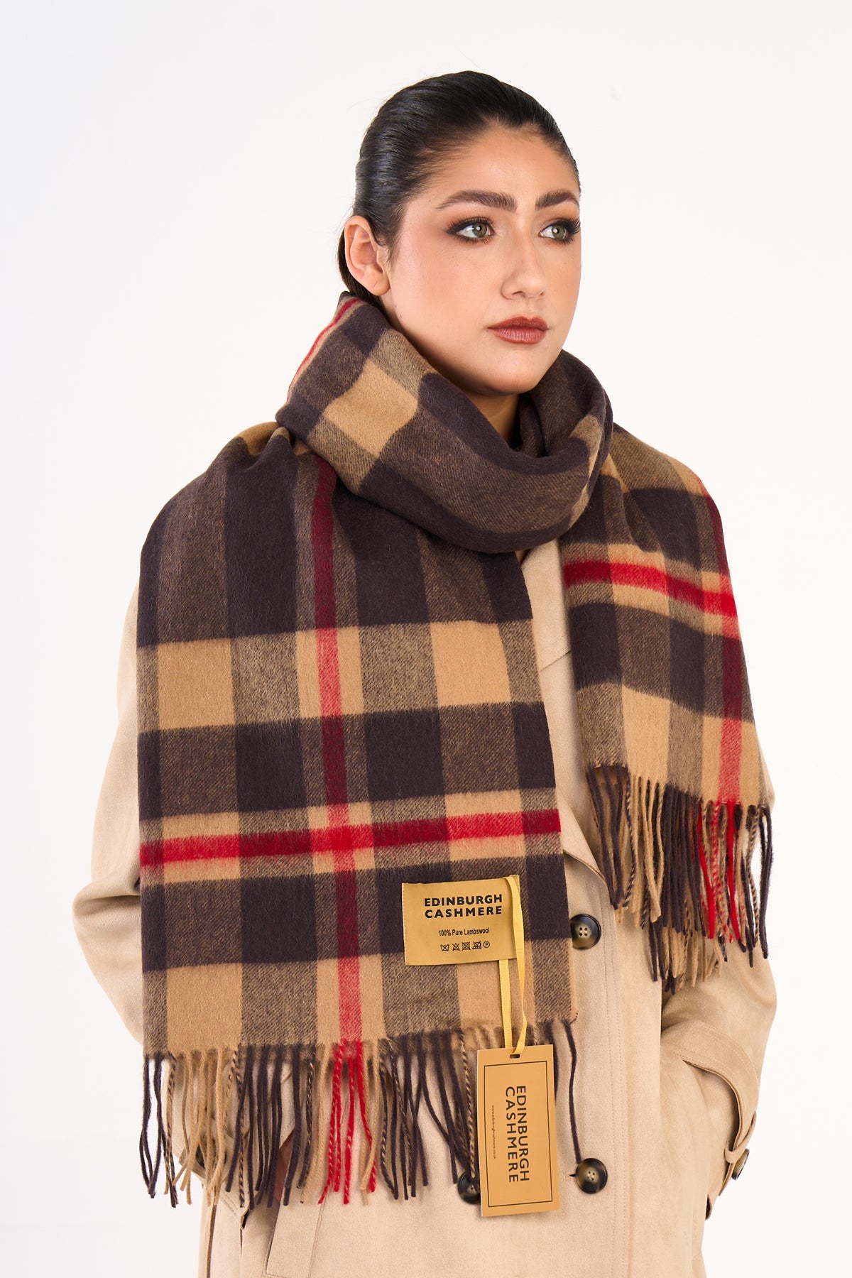 Lucchi Italy Scarf Oversized Wrap DC Scott