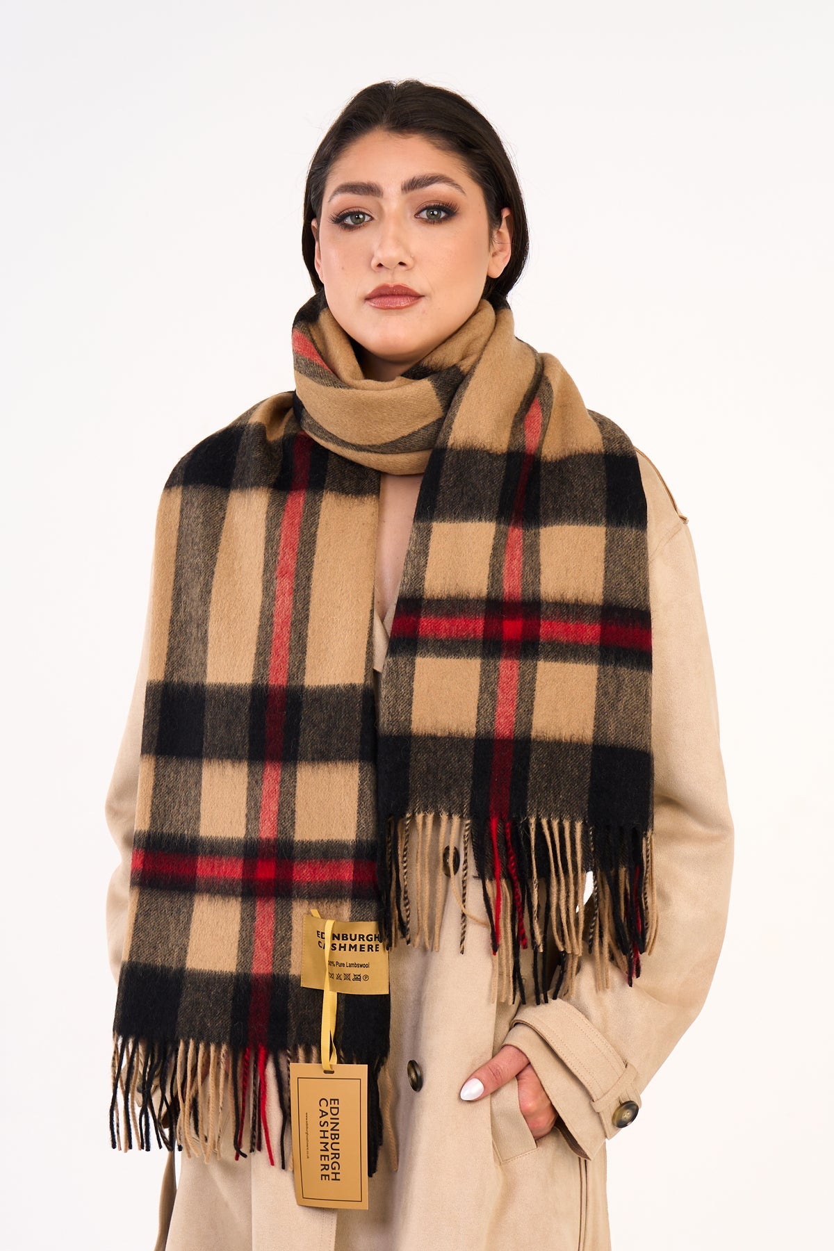 Lucchi Italy Scarf Oversized Wrap Luxury Exclusive DC Scott Design