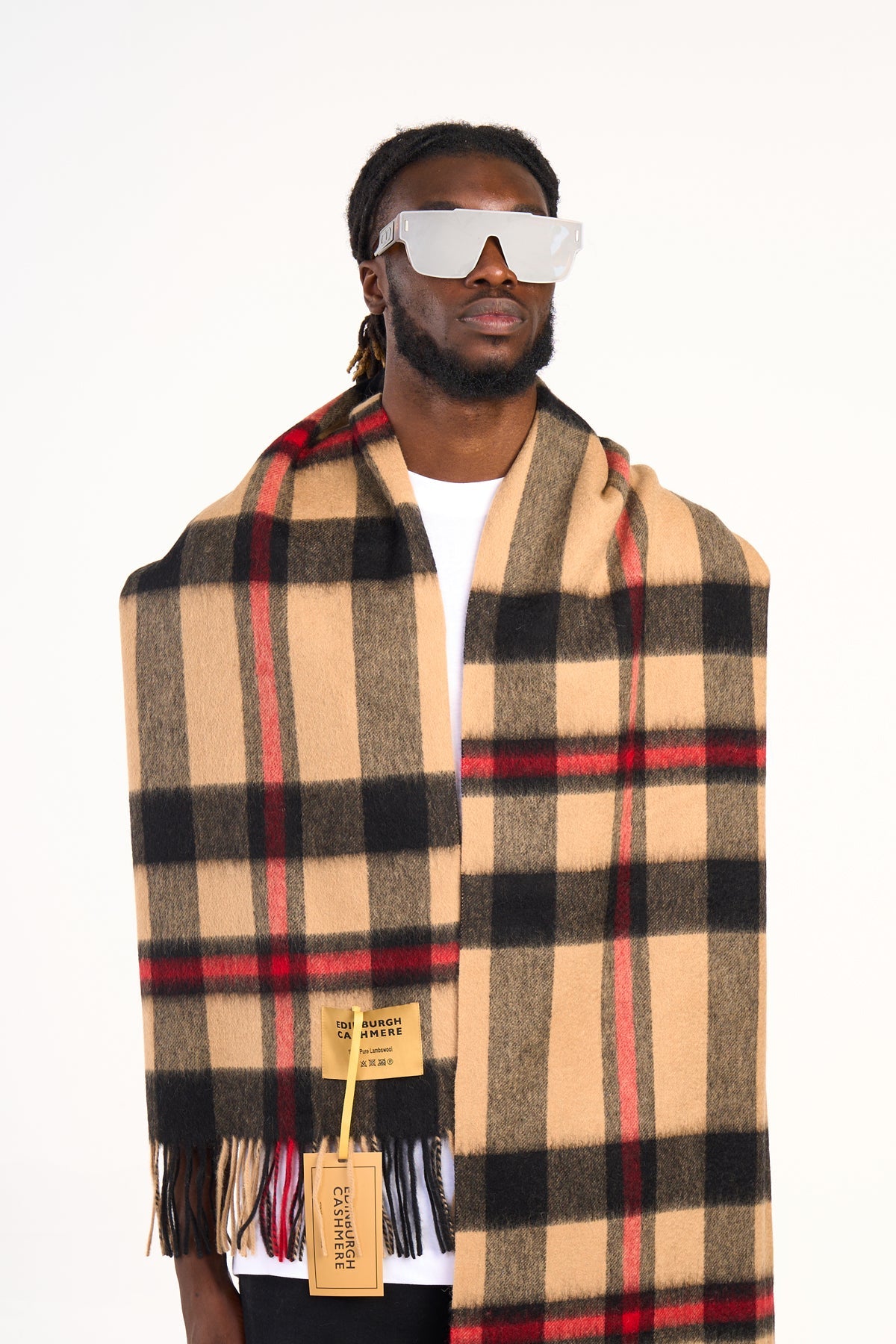 Lucchi Italy Scarf Oversized Wrap Luxury Exclusive DC Scott Design