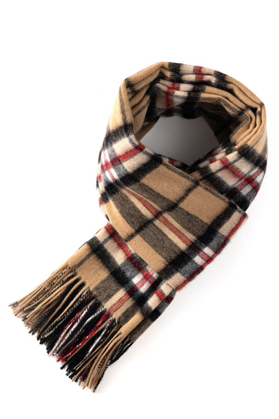 Lucchi Italy Scarf Luxury Exclusive Iconic Design EC Check Oversized