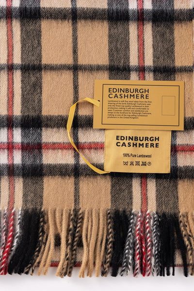 Lucchi Italy Scarf Luxury Exclusive Iconic Design EC Check Oversized