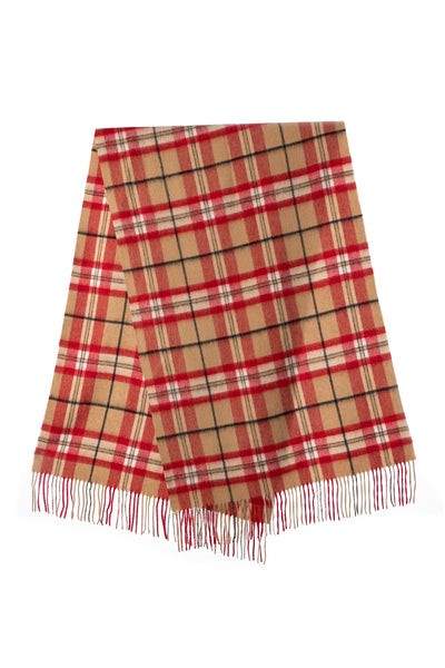 Lucchi Italy Scarf Luxury Exclusive Iconic Design EC Check Oversized