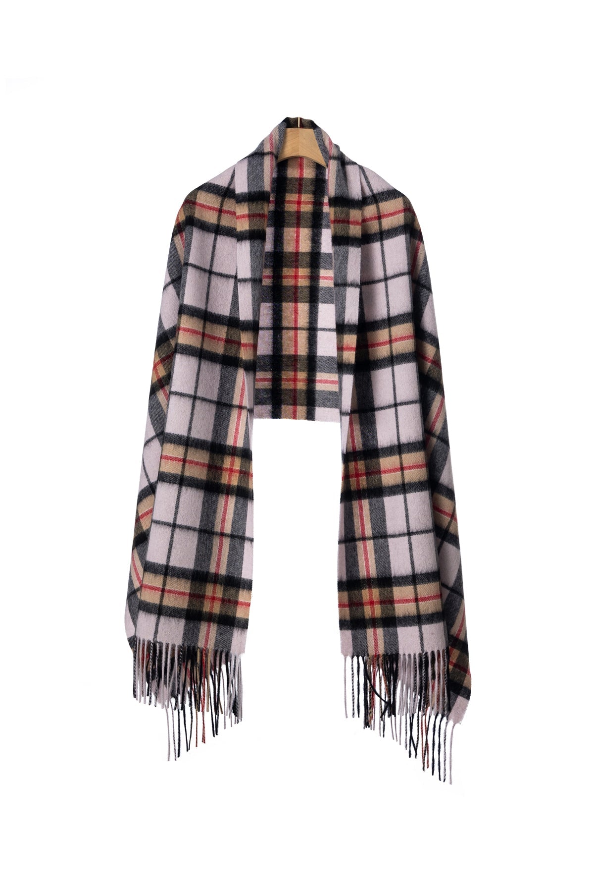 Lucchi Italy Scarf Luxury Exclusive Iconic Design EC Check Oversized