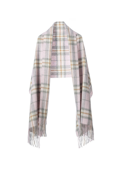 Lucchi Italy Scarf Luxury Exclusive Iconic Design EC Check Oversized